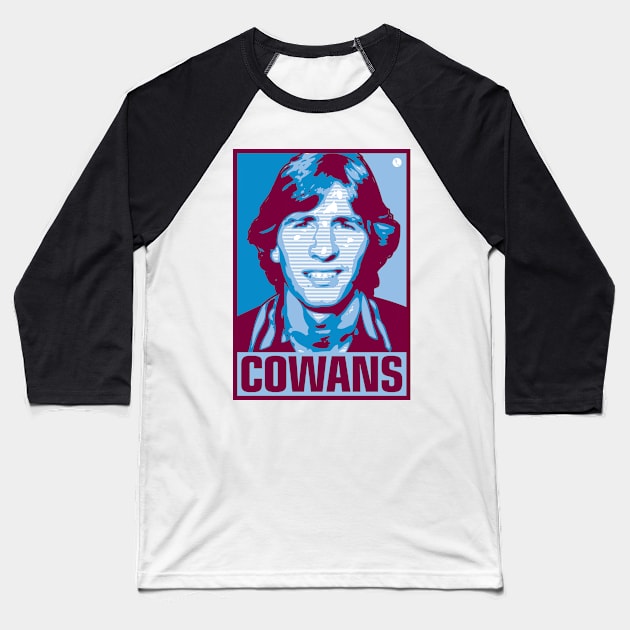 Cowans Baseball T-Shirt by DAFTFISH